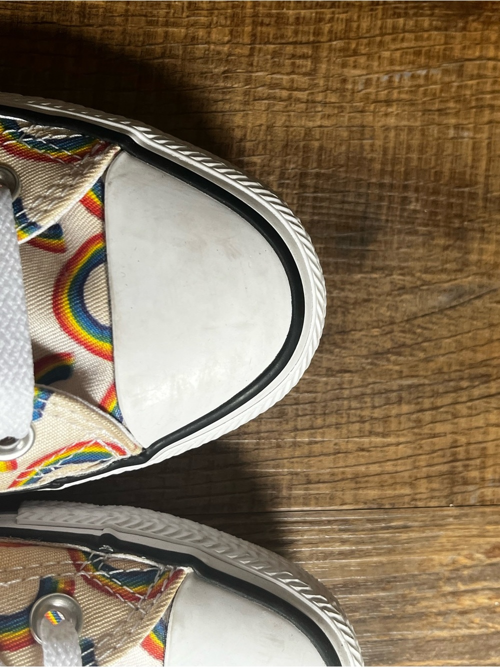 US 8 Converse Chuck Taylor All Star Low Top Rainbow Print Sneakers - Picture 13 of 13